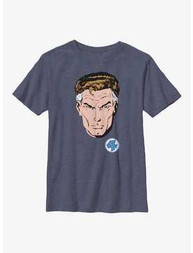 Marvel Fantastic Four Mr Fantastic Face Youth T-Shirt, , hi-res
