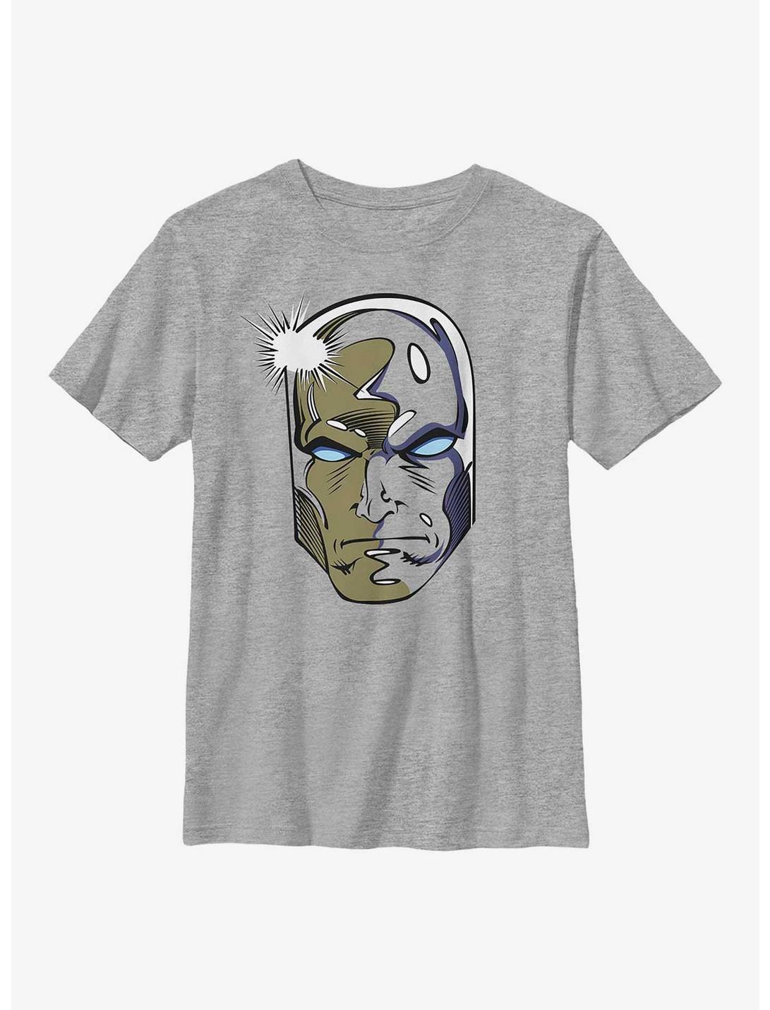 Marvel Fantastic Four Silver Head Youth T-Shirt, ATH HTR, hi-res