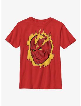 Marvel Fantastic Four Torch Shoulder Youth T-Shirt, , hi-res