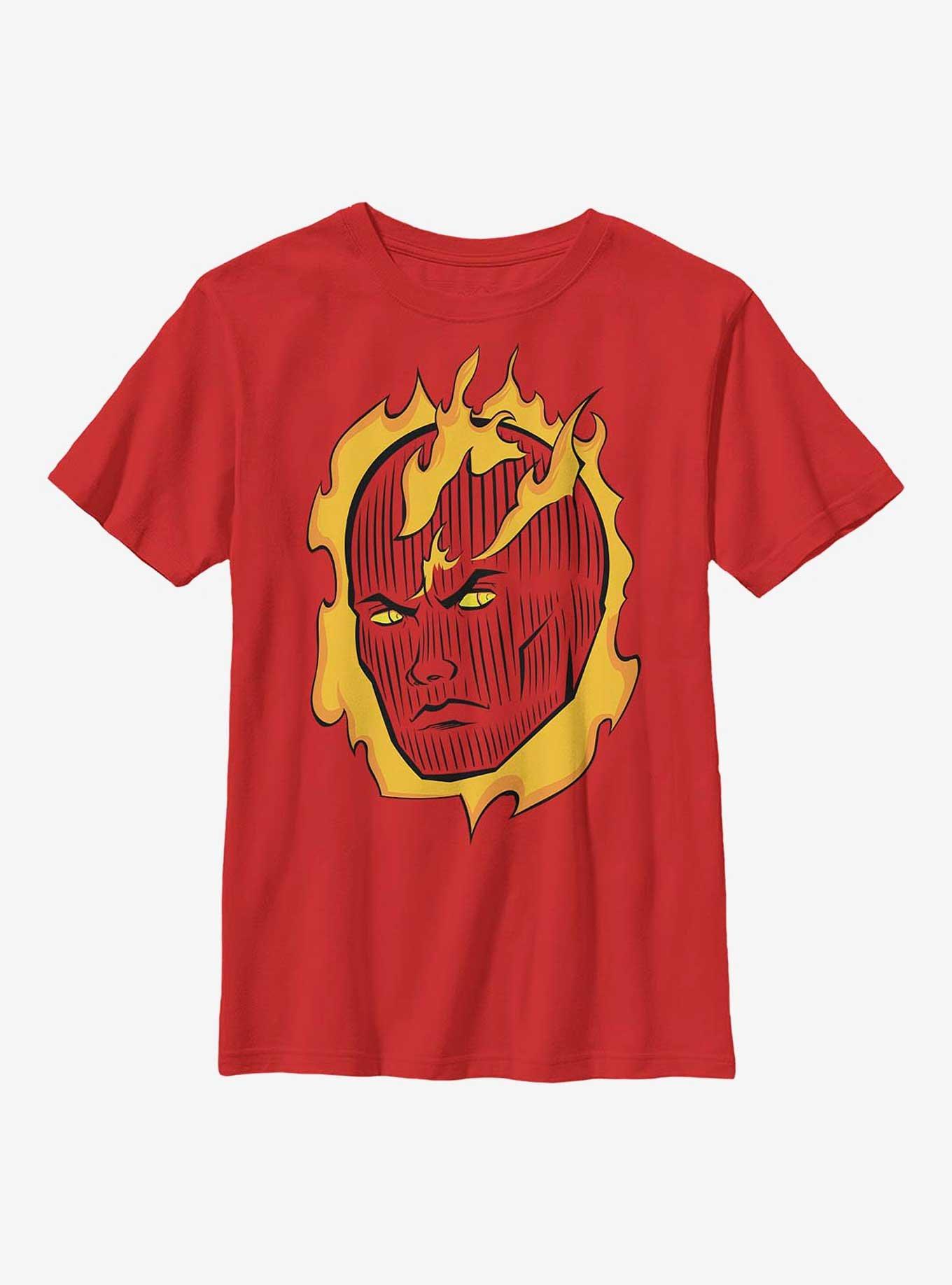 Marvel Fantastic Four Torch Shoulder Youth T-Shirt, , hi-res