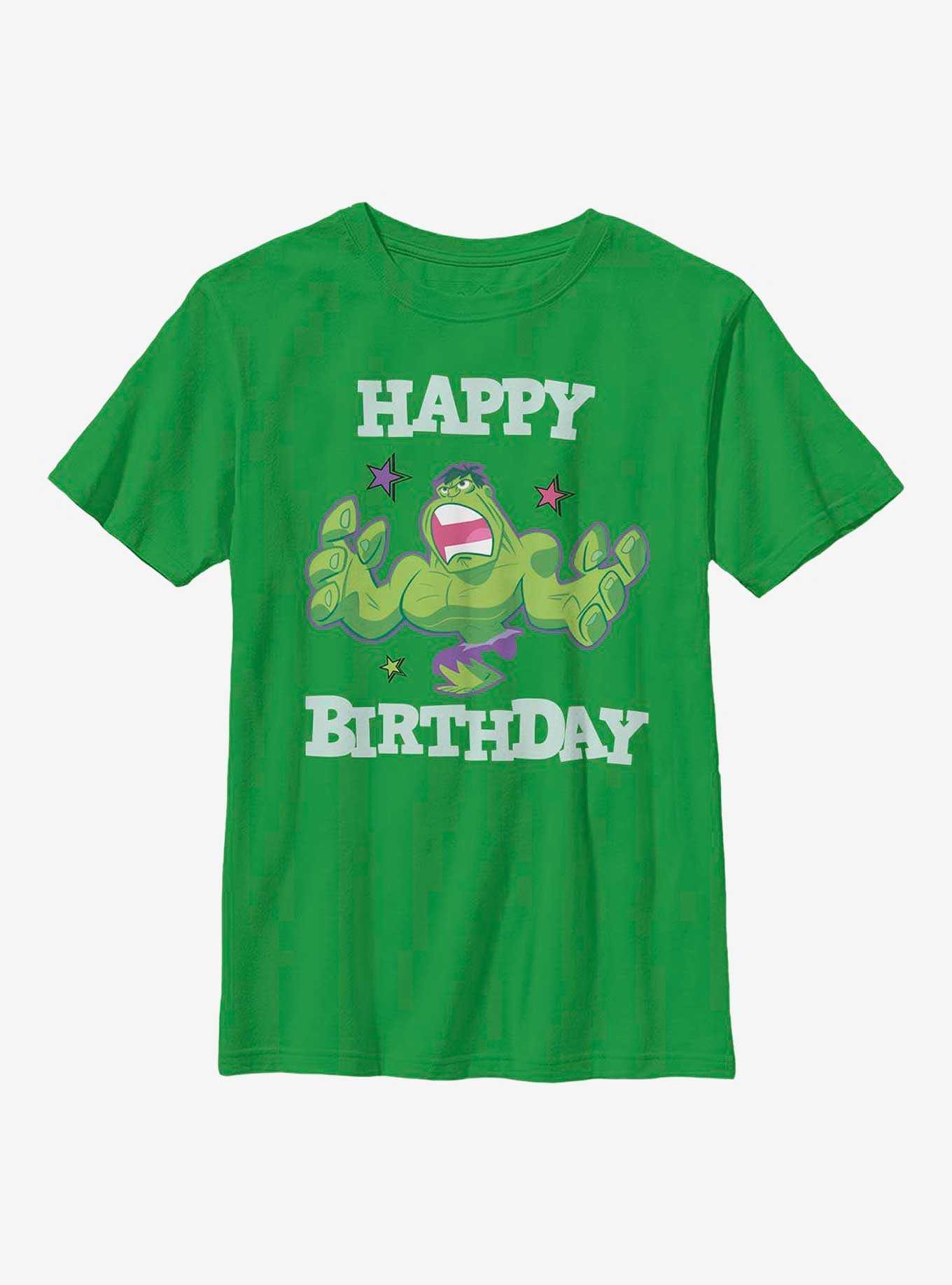 Marvel Hulk Birthday Youth T-Shirt, , hi-res