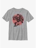 Marvel Iron Man Red Sun Youth T-Shirt, ATH HTR, hi-res
