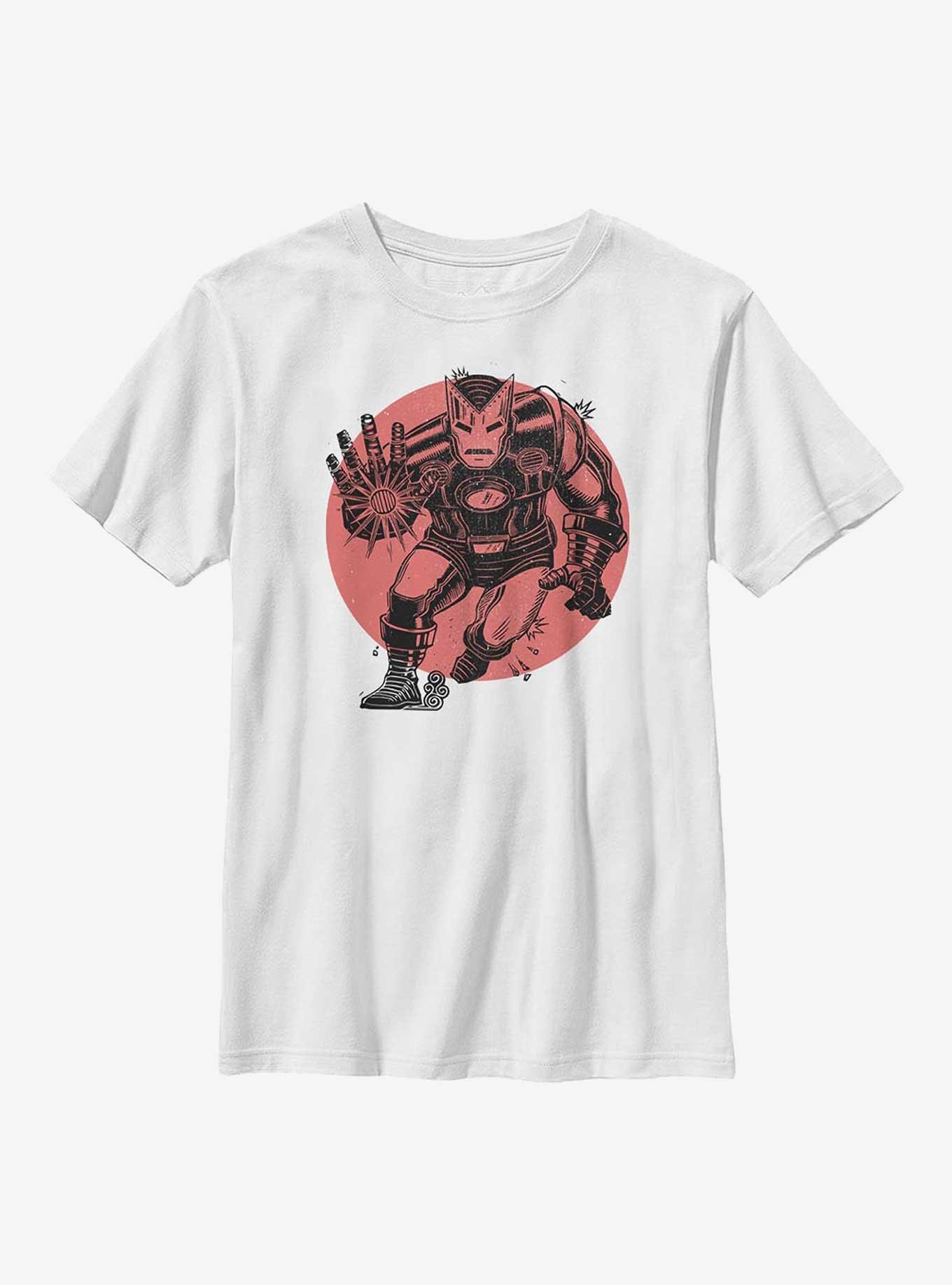 Marvel Iron Man Red Sun Youth T-Shirt, , hi-res