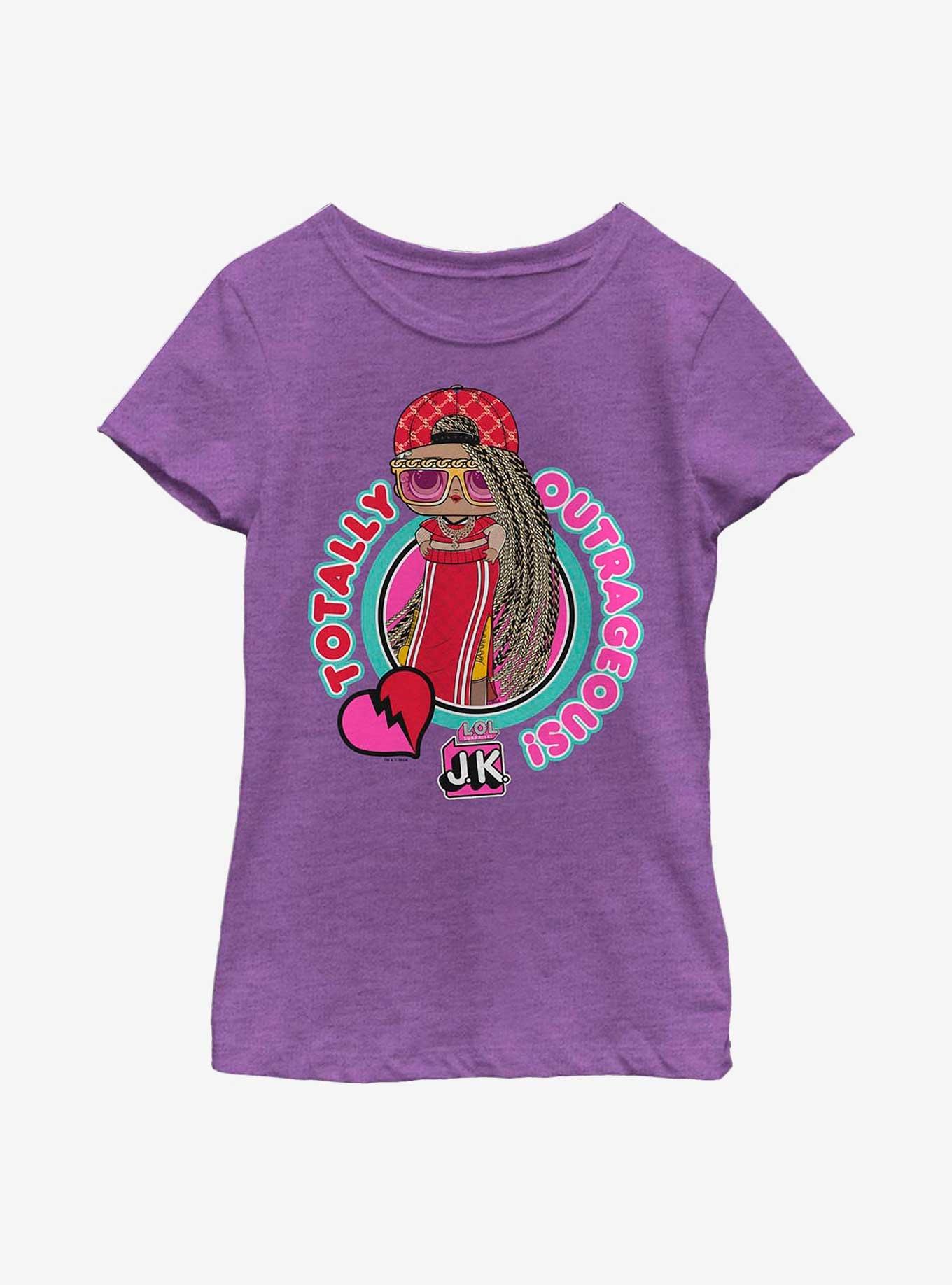 L.O.L. Surprise! Outrageous Lol Youth Girls T-Shirt, PURPLE BERRY, hi-res