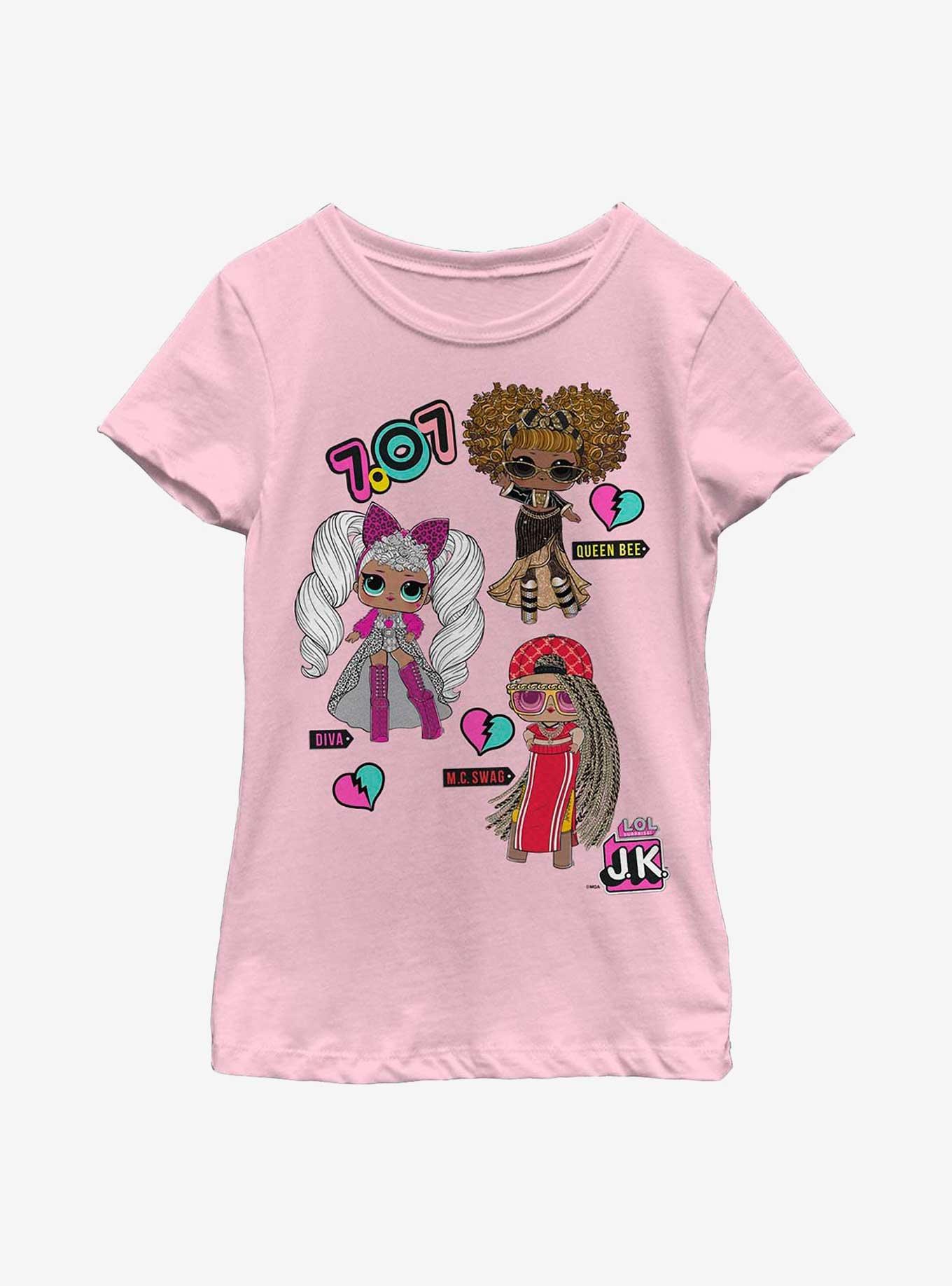 L.O.L. Surprise! Trio Lol Youth Girls T-Shirt, , hi-res