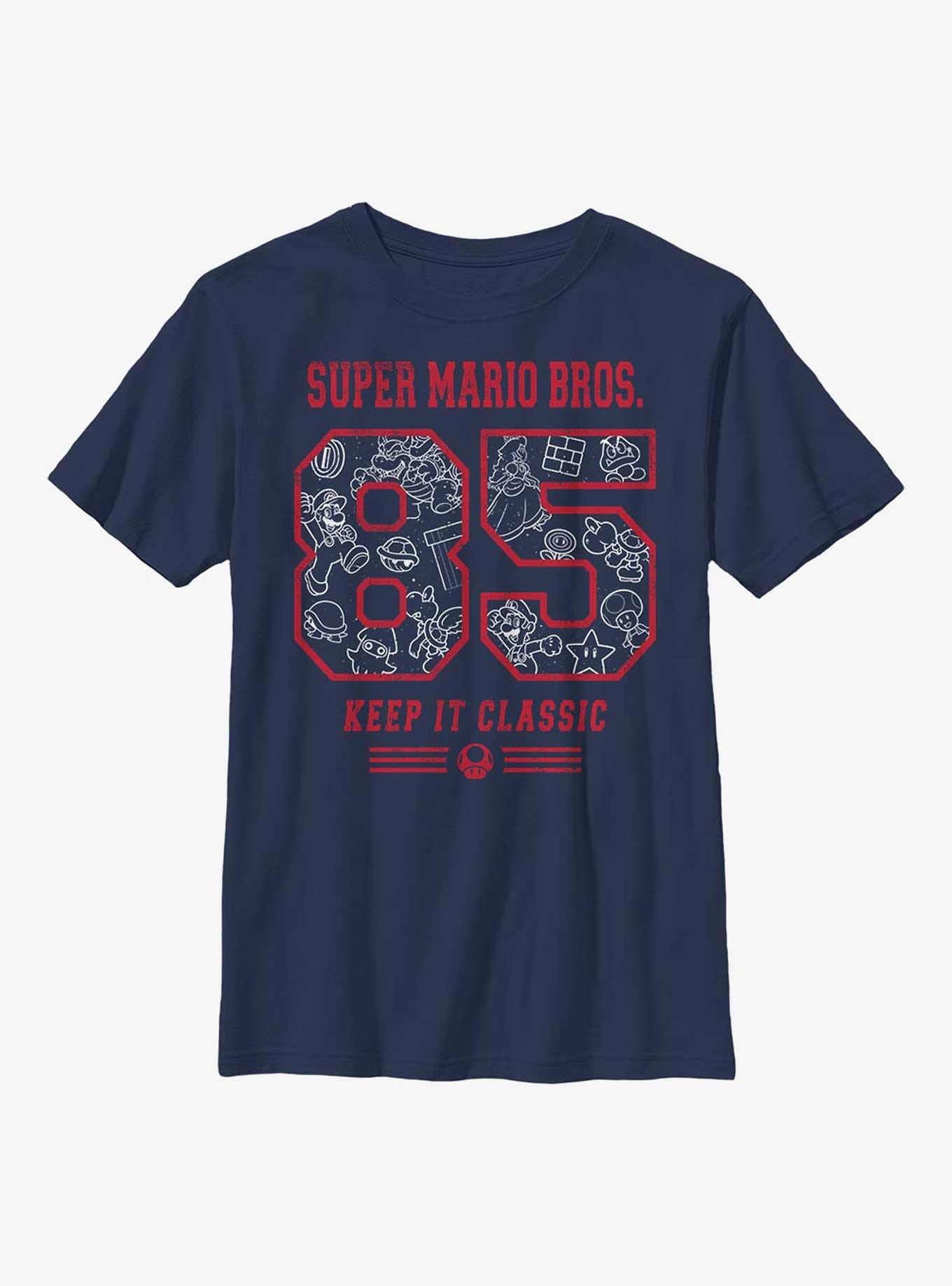 Nintendo Super Mario 85 Collage Youth T-Shirt, , hi-res