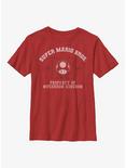 Nintendo Super Mario Collegiate Mario Youth T-Shirt, RED, hi-res