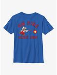 Nintendo Super Mario On Fire Youth T-Shirt, ROYAL, hi-res