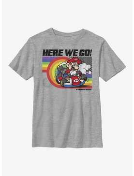 Nintendo Super Mario Rainbow Road Pride Youth T-Shirt, , hi-res
