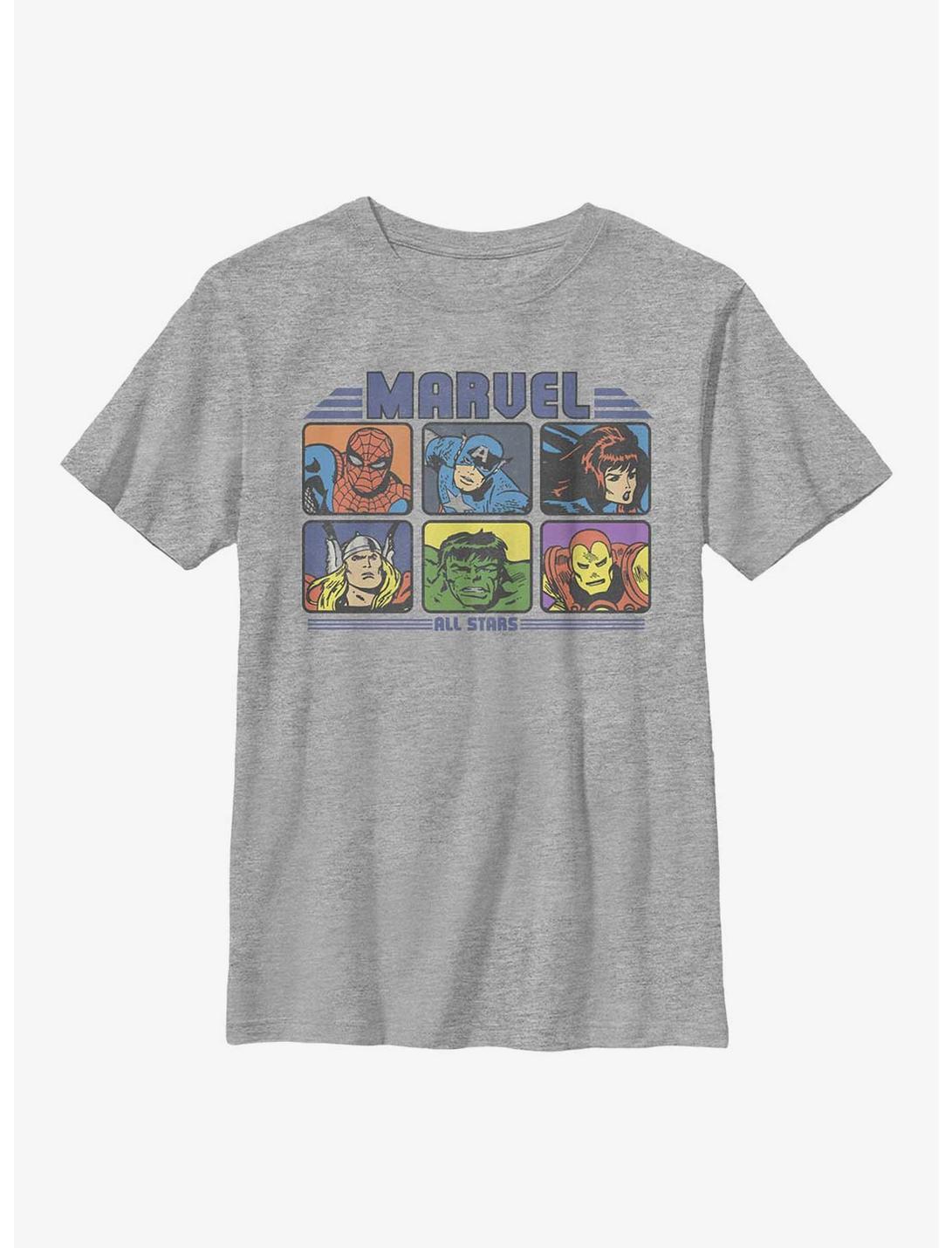 Marvel All Stars Youth T-Shirt, ATH HTR, hi-res