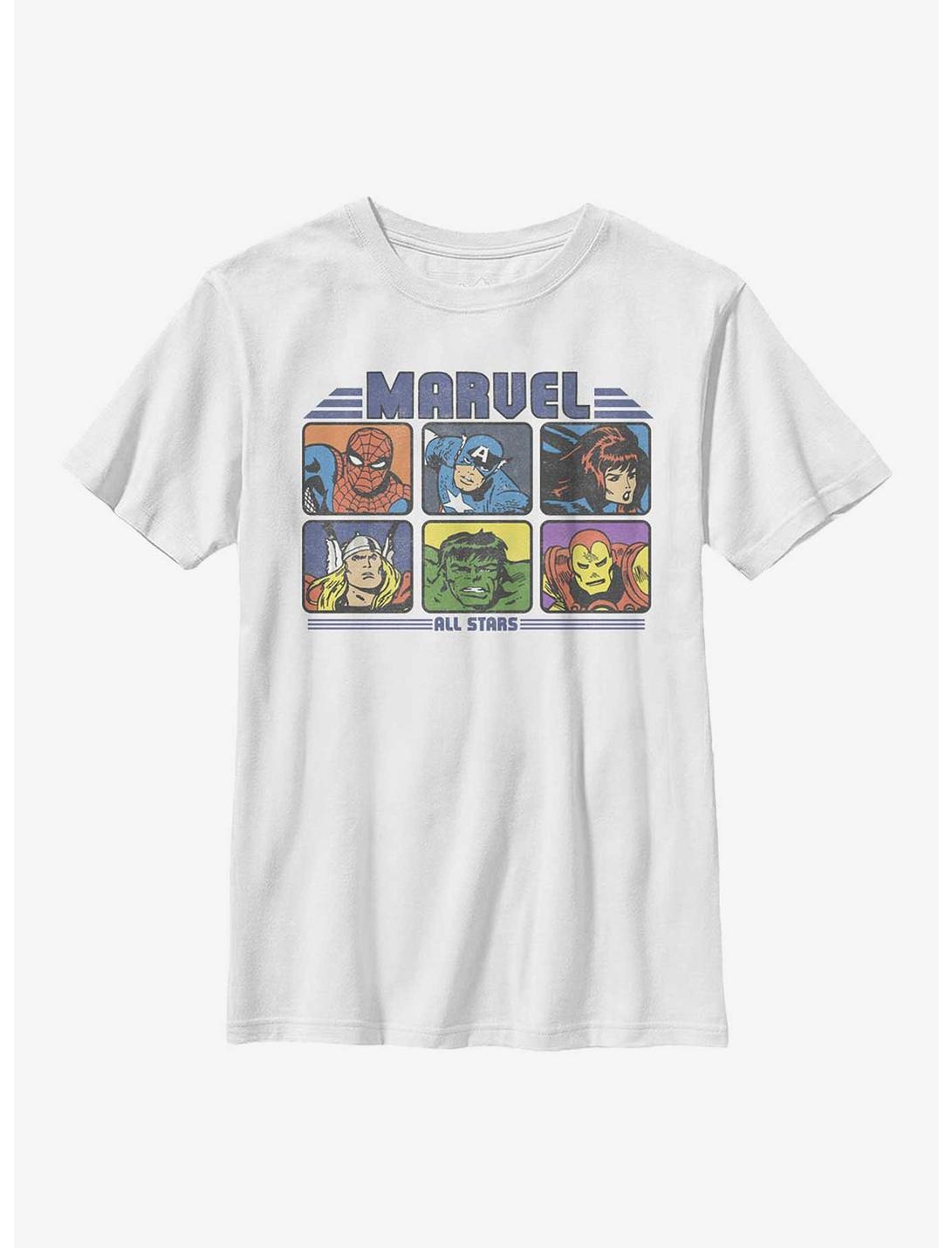 Marvel All Stars Youth T-Shirt, WHITE, hi-res