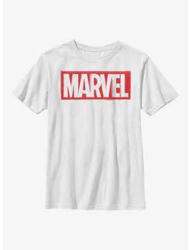 Marvel Logo Linocut Youth T-Shirt, , hi-res
