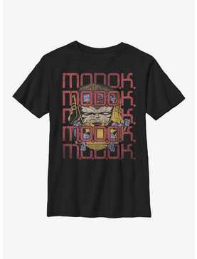 Marvel Modok Repeating Logo Youth T-Shirt, , hi-res