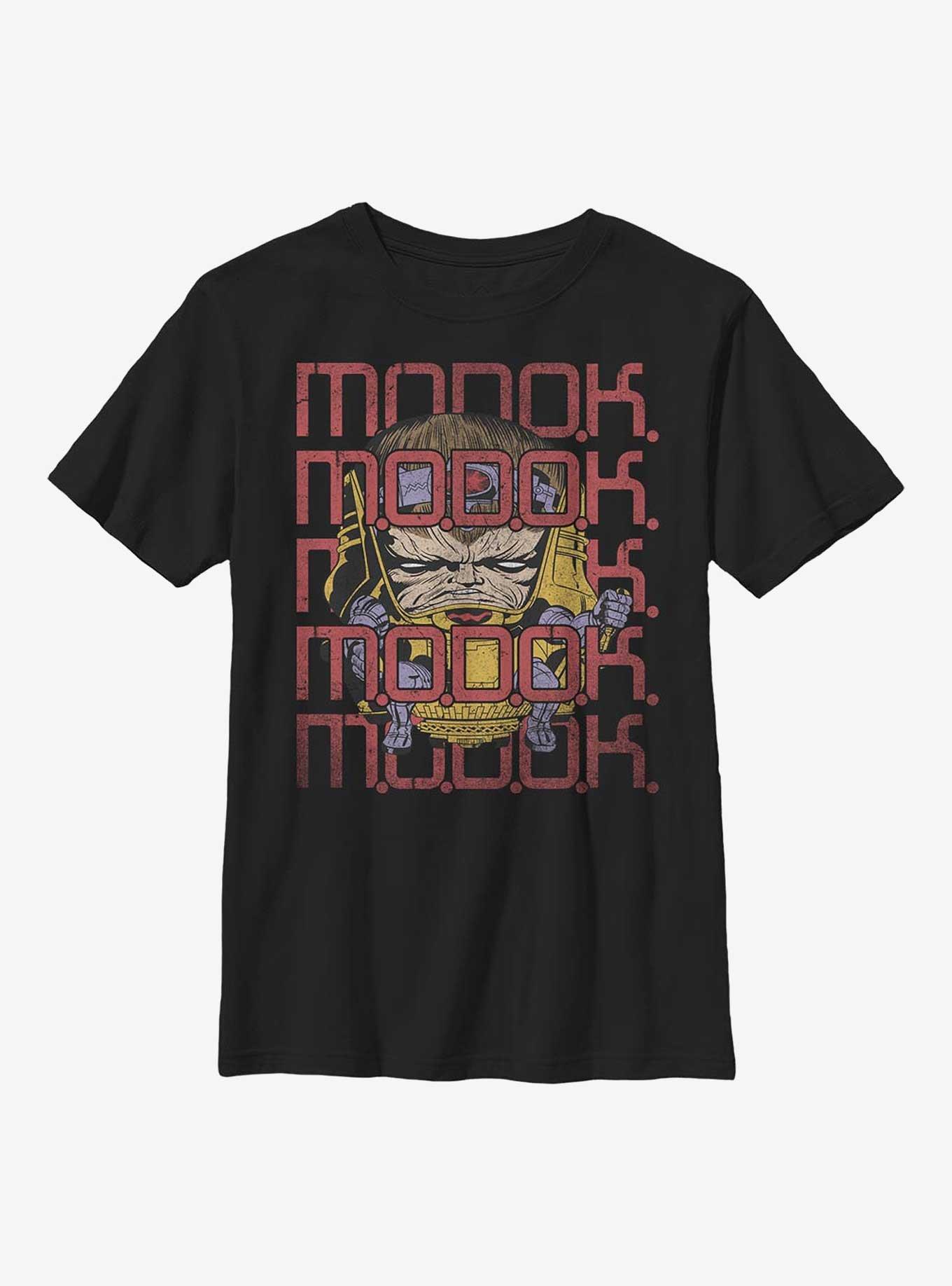 Marvel Modok Repeating Logo Youth T-Shirt, , hi-res
