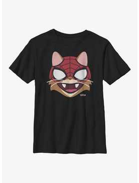 Marvel Spider-Man Cat Big Face Youth T-Shirt, , hi-res