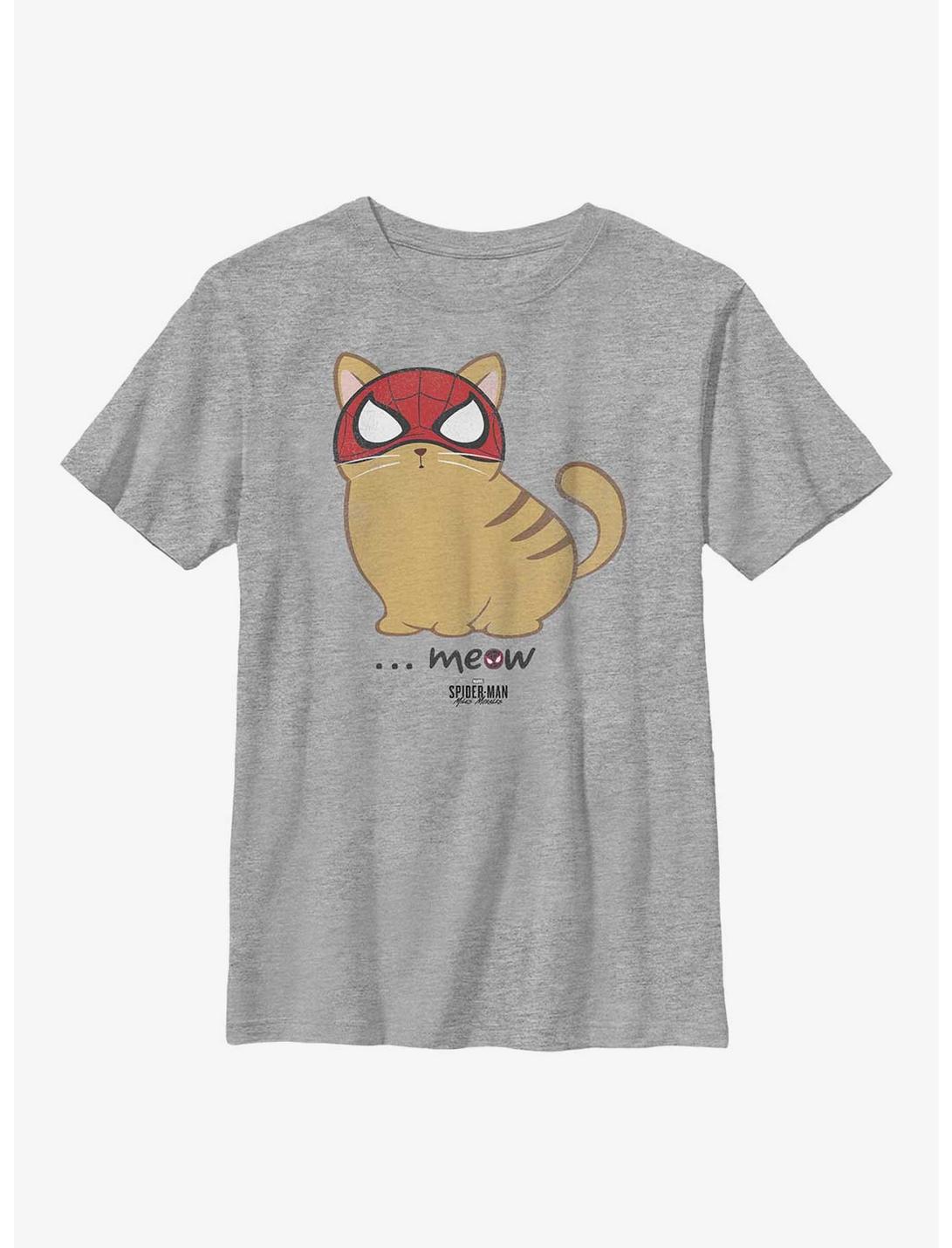 Marvel Spider-Man Hero Meow Youth T-Shirt, ATH HTR, hi-res