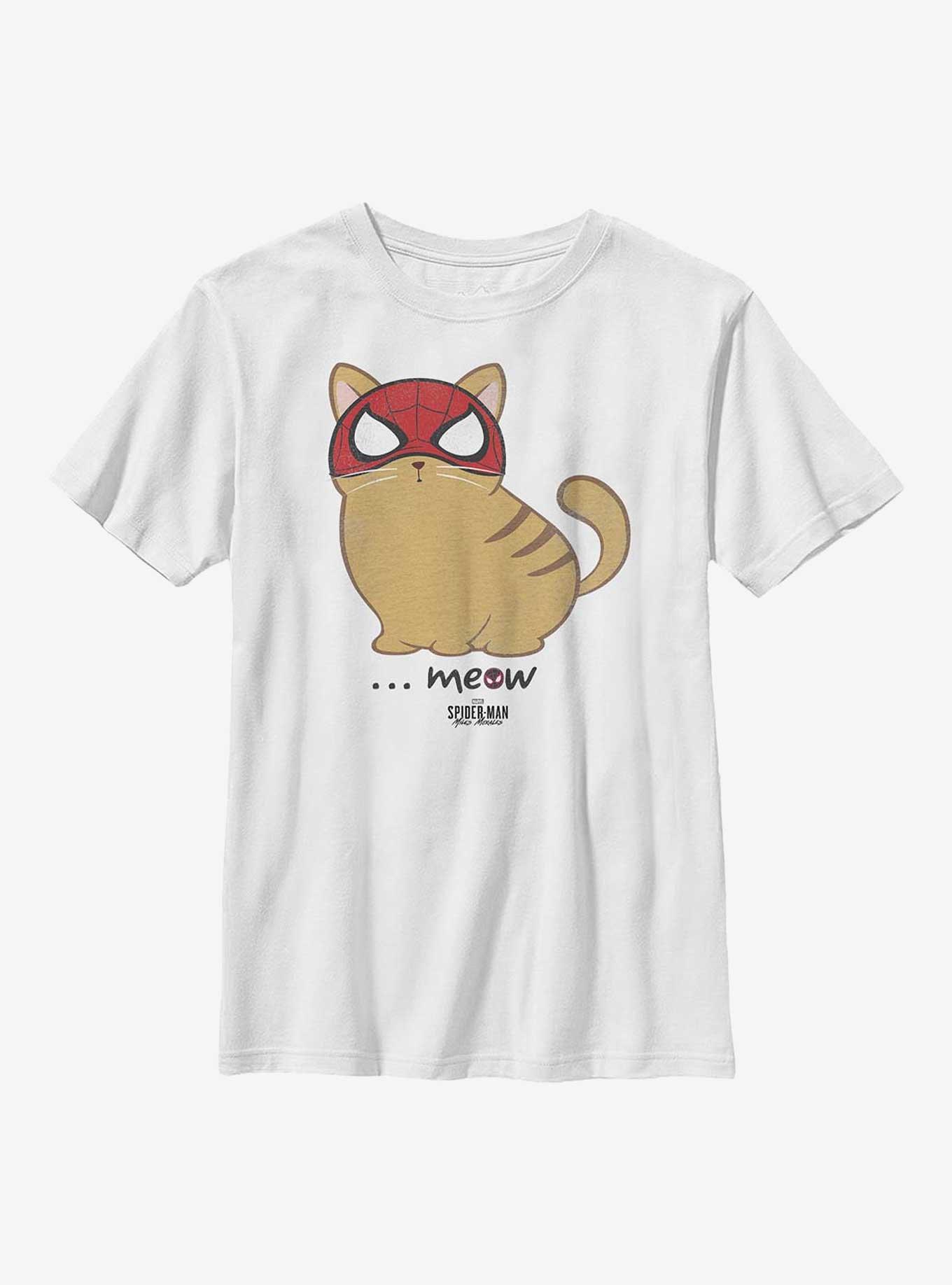 Marvel Spider-Man Hero Meow Youth T-Shirt, , hi-res