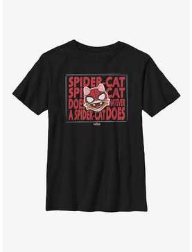 Marvel Spider-Man Whatever Spider Cat Youth T-Shirt, , hi-res