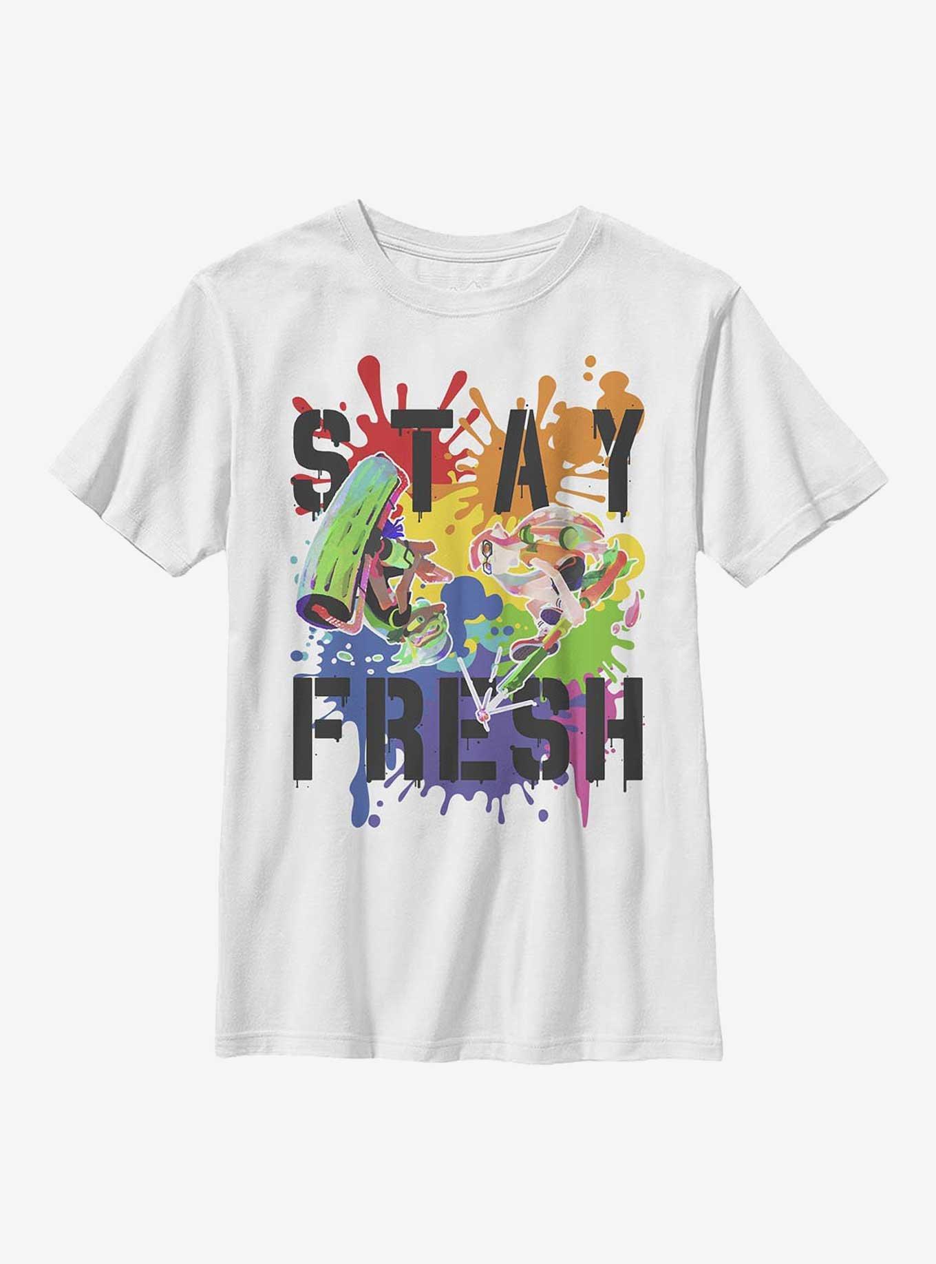 Nintendo Splatoon Pride Splats Youth T-Shirt, , hi-res