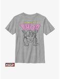 Marvel Thor Mighty Thor Youth T-Shirt, ATH HTR, hi-res