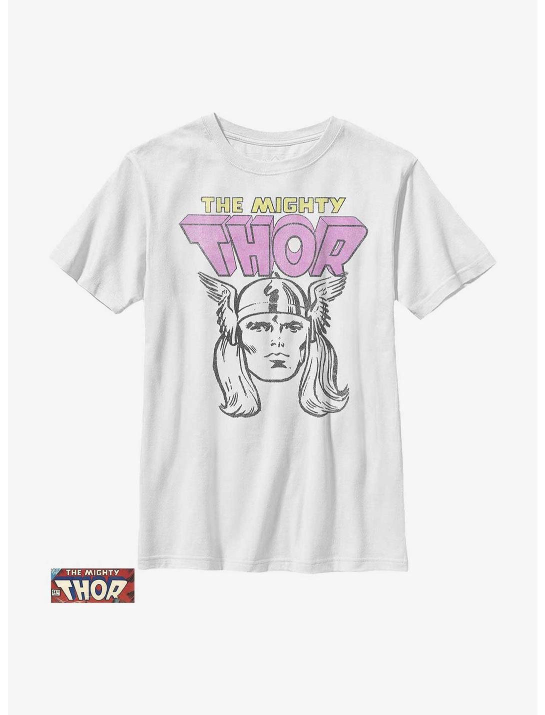 Marvel Thor Mighty Thor Youth T-Shirt, WHITE, hi-res