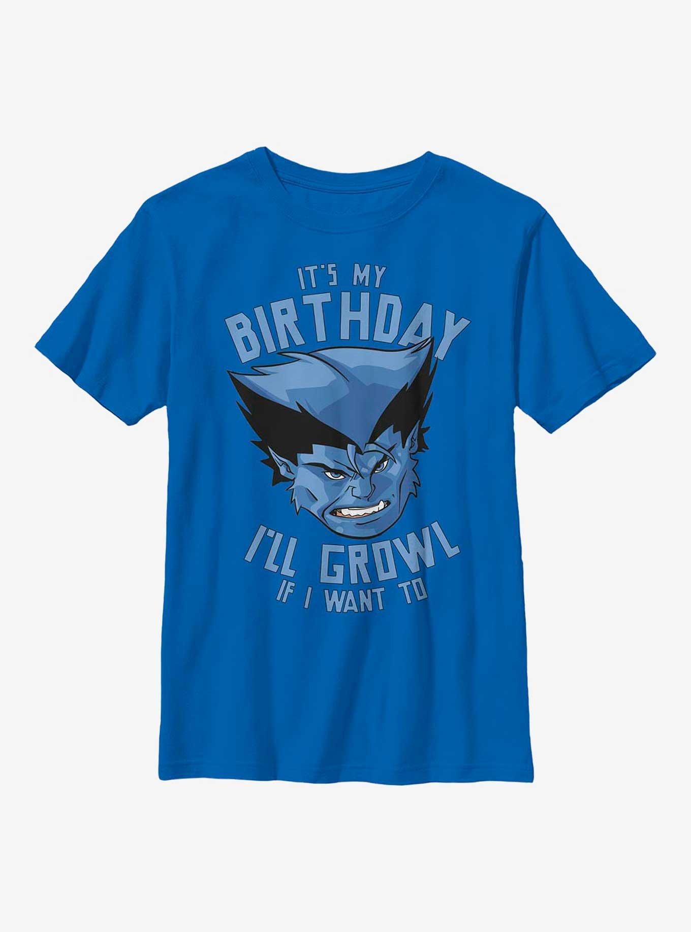 Marvel X-Men Birthday Growl Youth T-Shirt, , hi-res