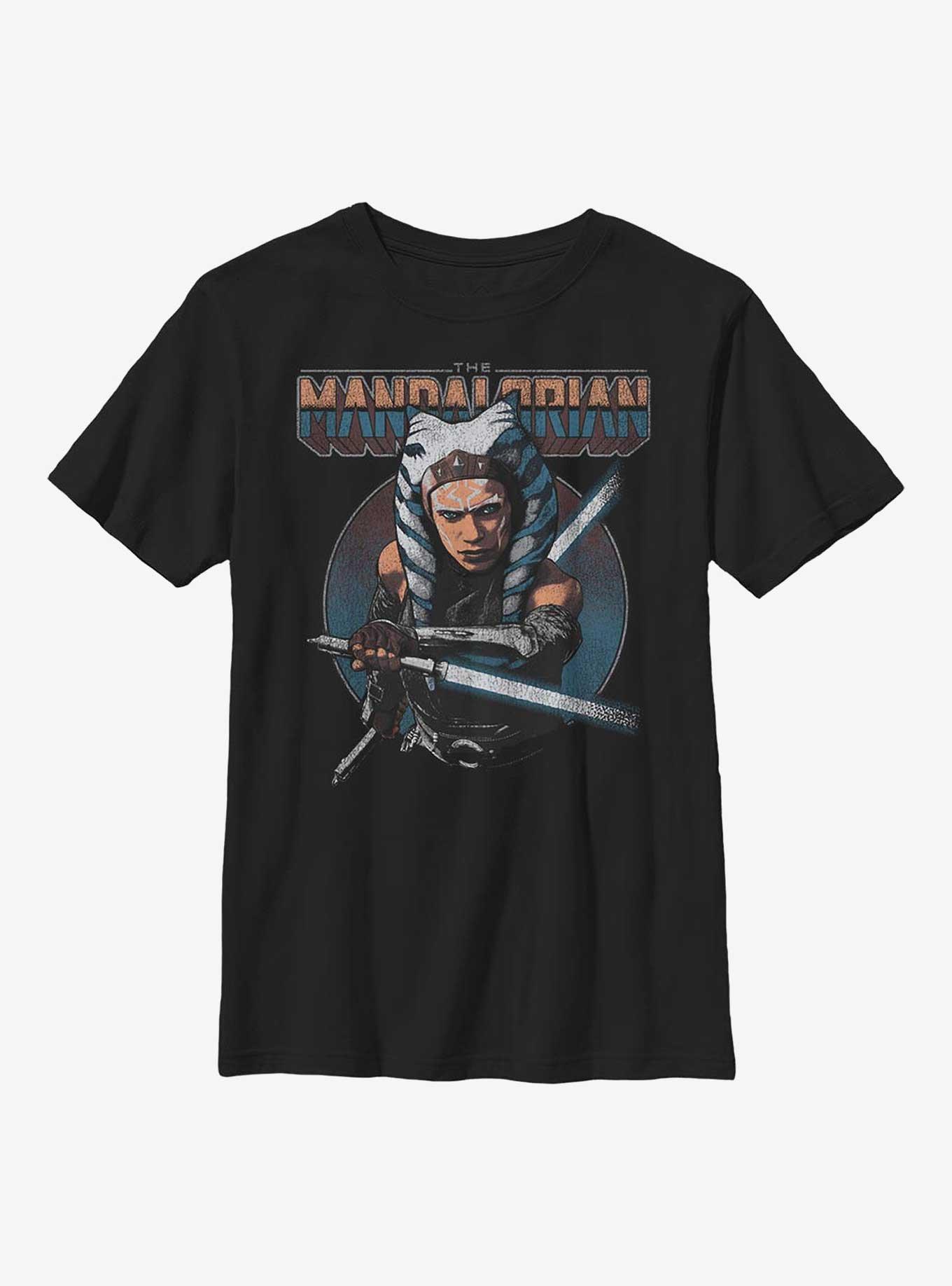 Star Wars The Mandalorian Ahsoka Circle Youth T-Shirt, , hi-res