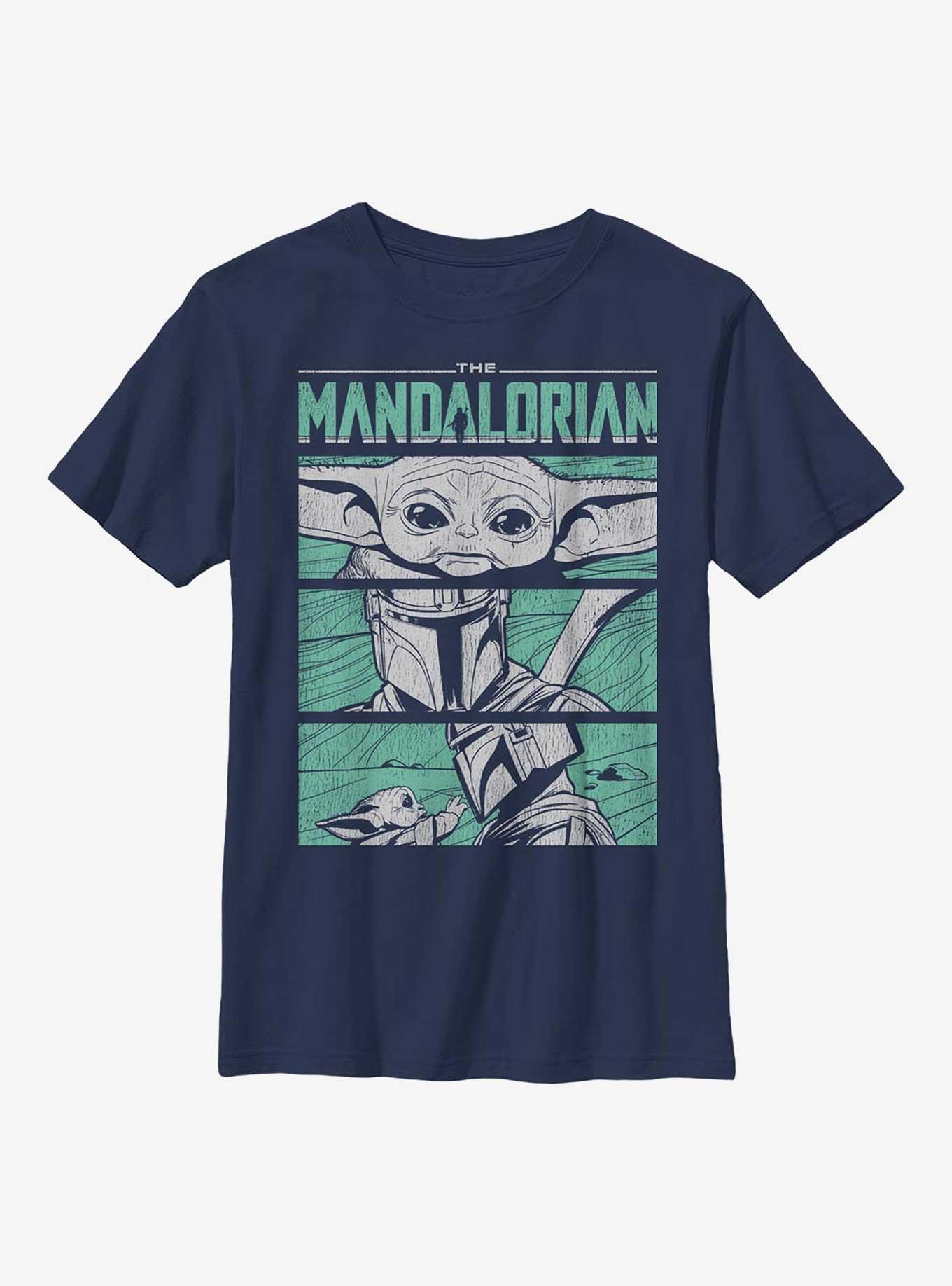 Star Wars The Mandalorian Block Party Youth T-Shirt, , hi-res