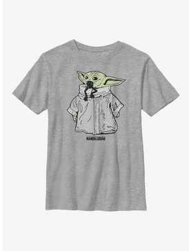Star Wars The Mandalorian Child Linework Pop Youth T-Shirt, , hi-res