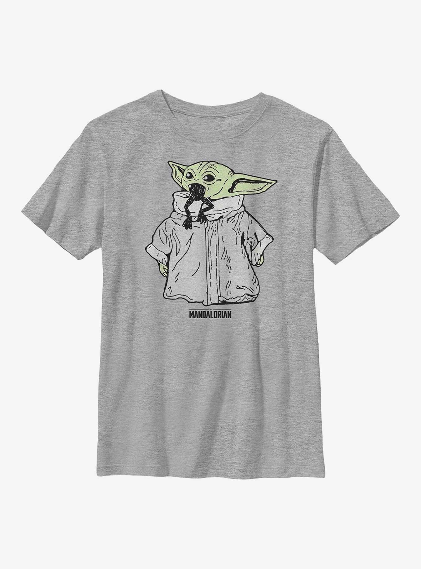 Star Wars The Mandalorian Child Linework Pop Youth T-Shirt, , hi-res