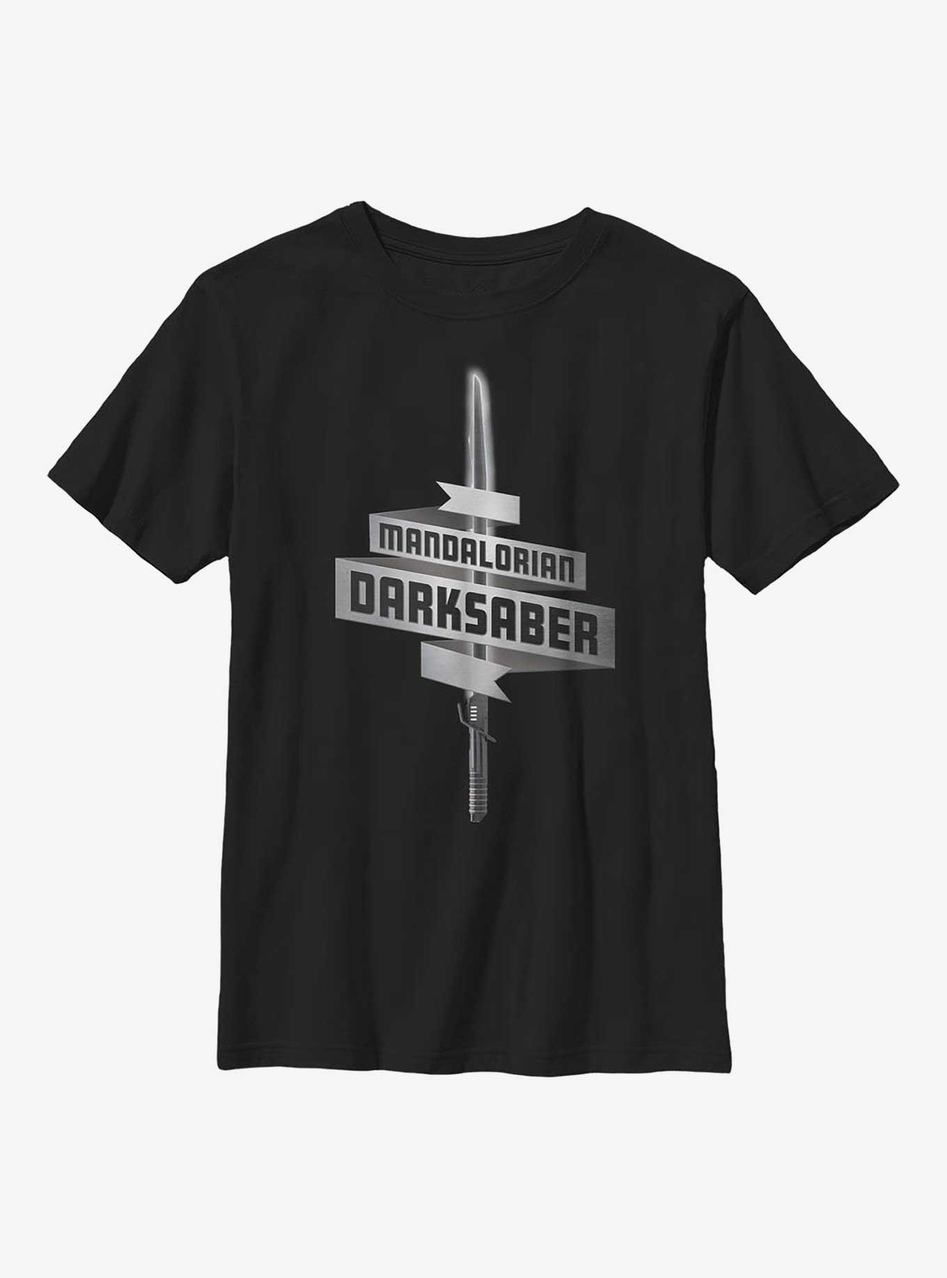 Star Wars The Mandalorian Darksaber Youth T-Shirt, , hi-res