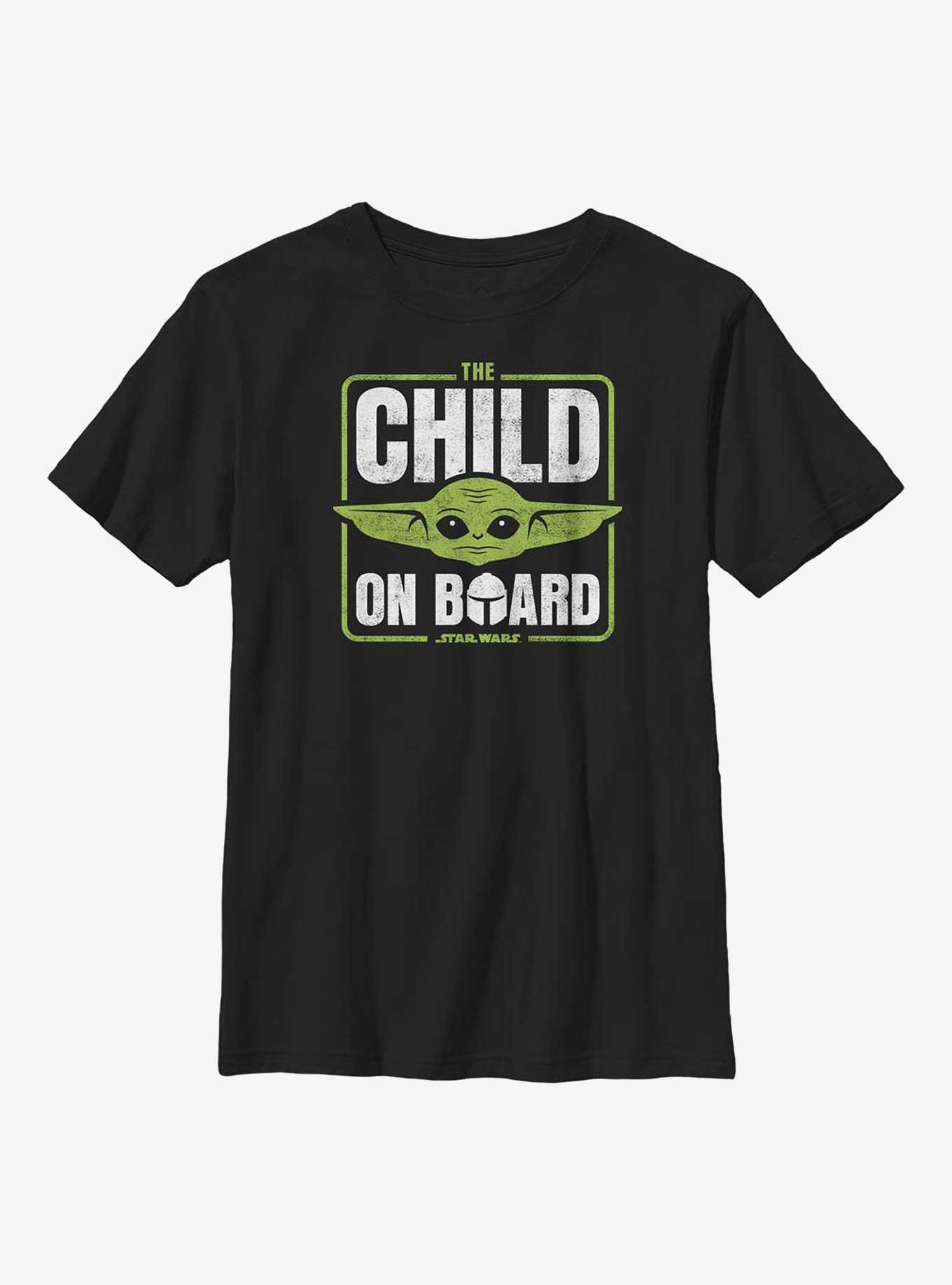 Star Wars The Mandalorian Get On Board Youth T-Shirt, , hi-res