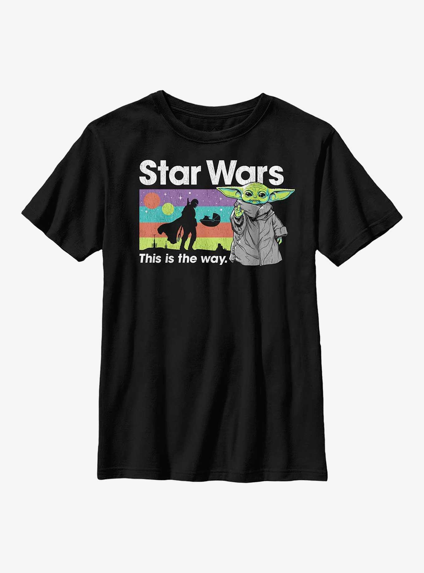 Star Wars The Mandalorian Goin My Way Youth T-Shirt, BLACK, hi-res