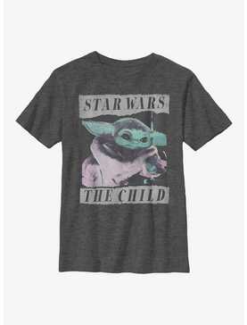 Star Wars The Mandalorian Grungy Photo Youth T-Shirt, , hi-res