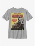 Star Wars The Mandalorian Hang On Poster Youth T-Shirt, ATH HTR, hi-res