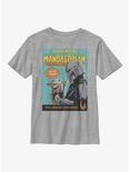 Star Wars The Mandalorian Hello Friend Poster Youth T-Shirt, ATH HTR, hi-res