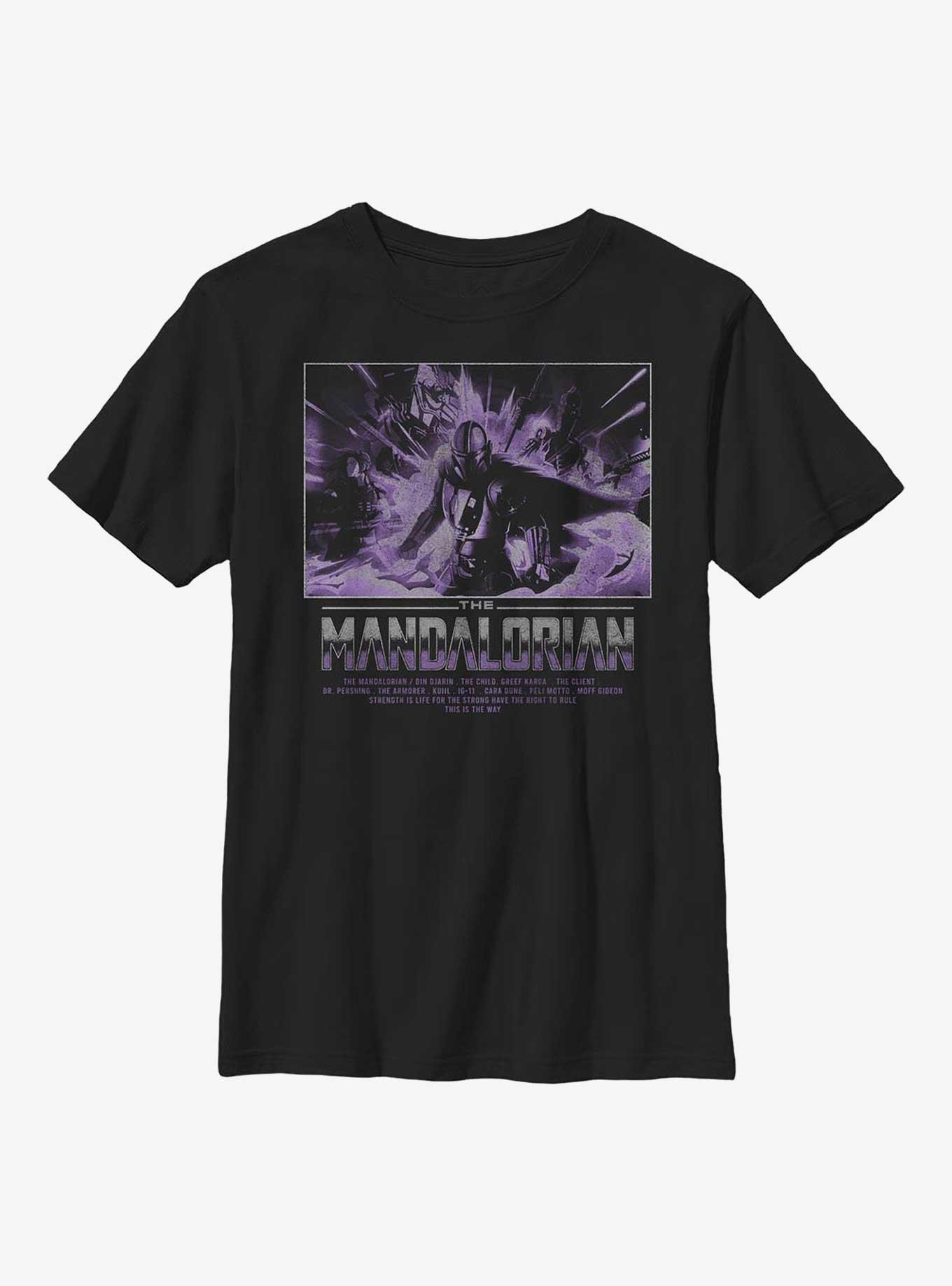 Star Wars The Mandalorian Into The Light Youth T-Shirt, , hi-res