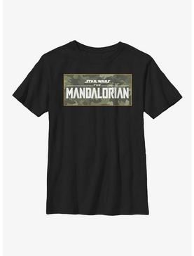 Star Wars The Mandalorian Mando Camo Logo Youth T-Shirt, , hi-res