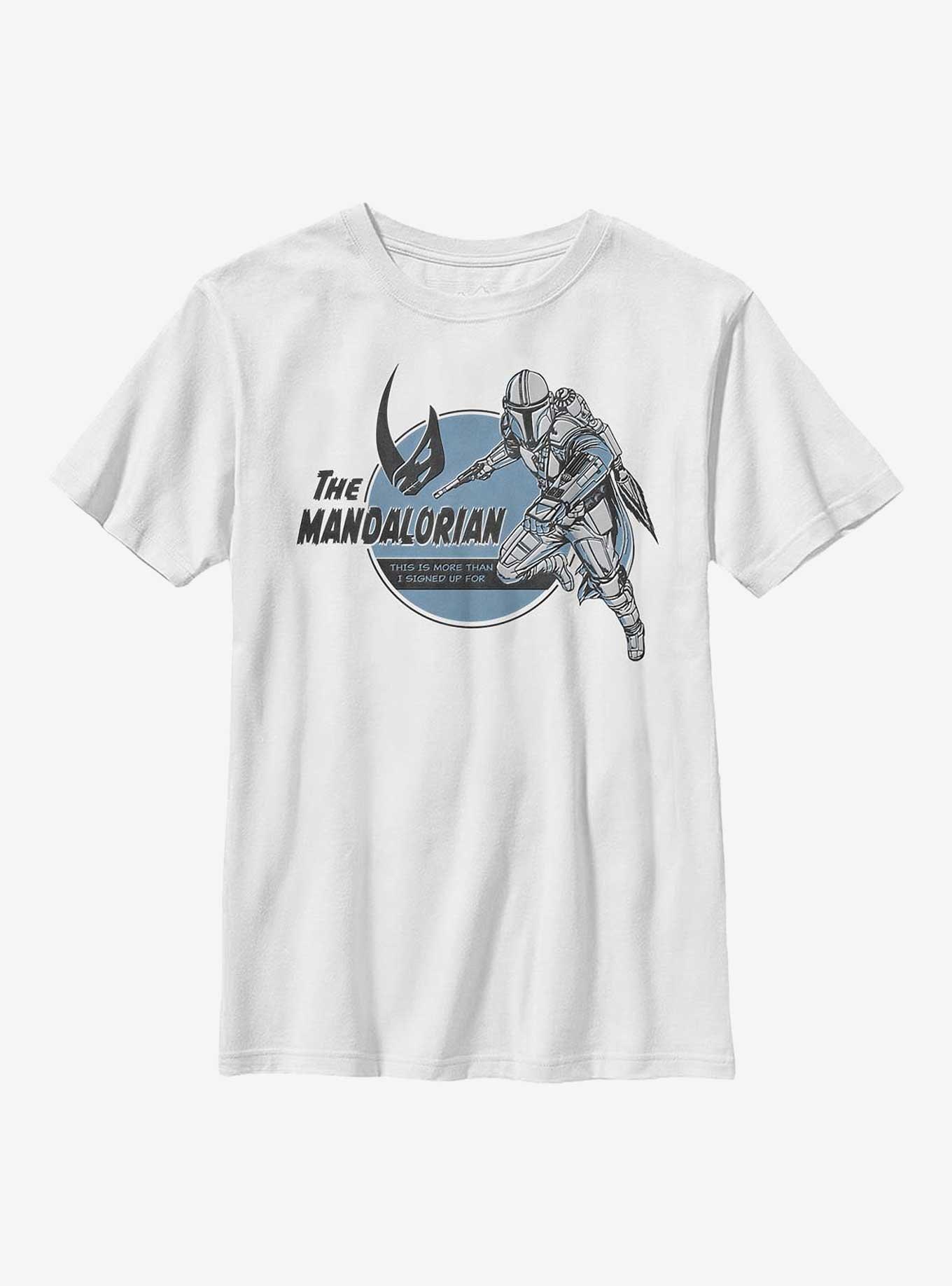 Star Wars The Mandalorian Mando Jetpack Youth T-Shirt, , hi-res