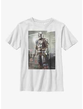 Star Wars The Mandalorian Stance Poster Youth T-Shirt, , hi-res