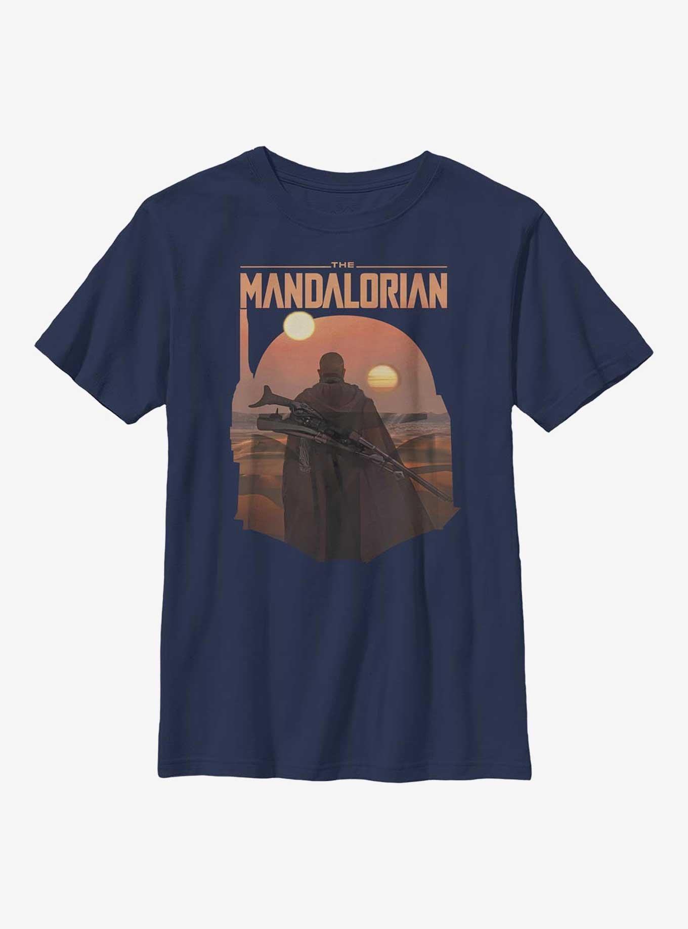 Star Wars The Mandalorian Epi Reveal Youth T-Shirt, NAVY, hi-res