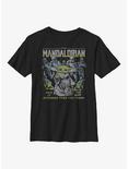 Star Wars The Mandalorian Storm Child Youth T-Shirt, BLACK, hi-res