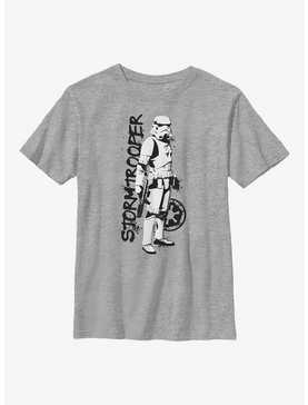 Star Wars The Mandalorian Stormtrooper Splatter Youth T-Shirt, , hi-res