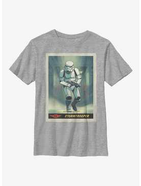 Star Wars The Mandalorian Stormtrooper Running Poster Youth T-Shirt, , hi-res