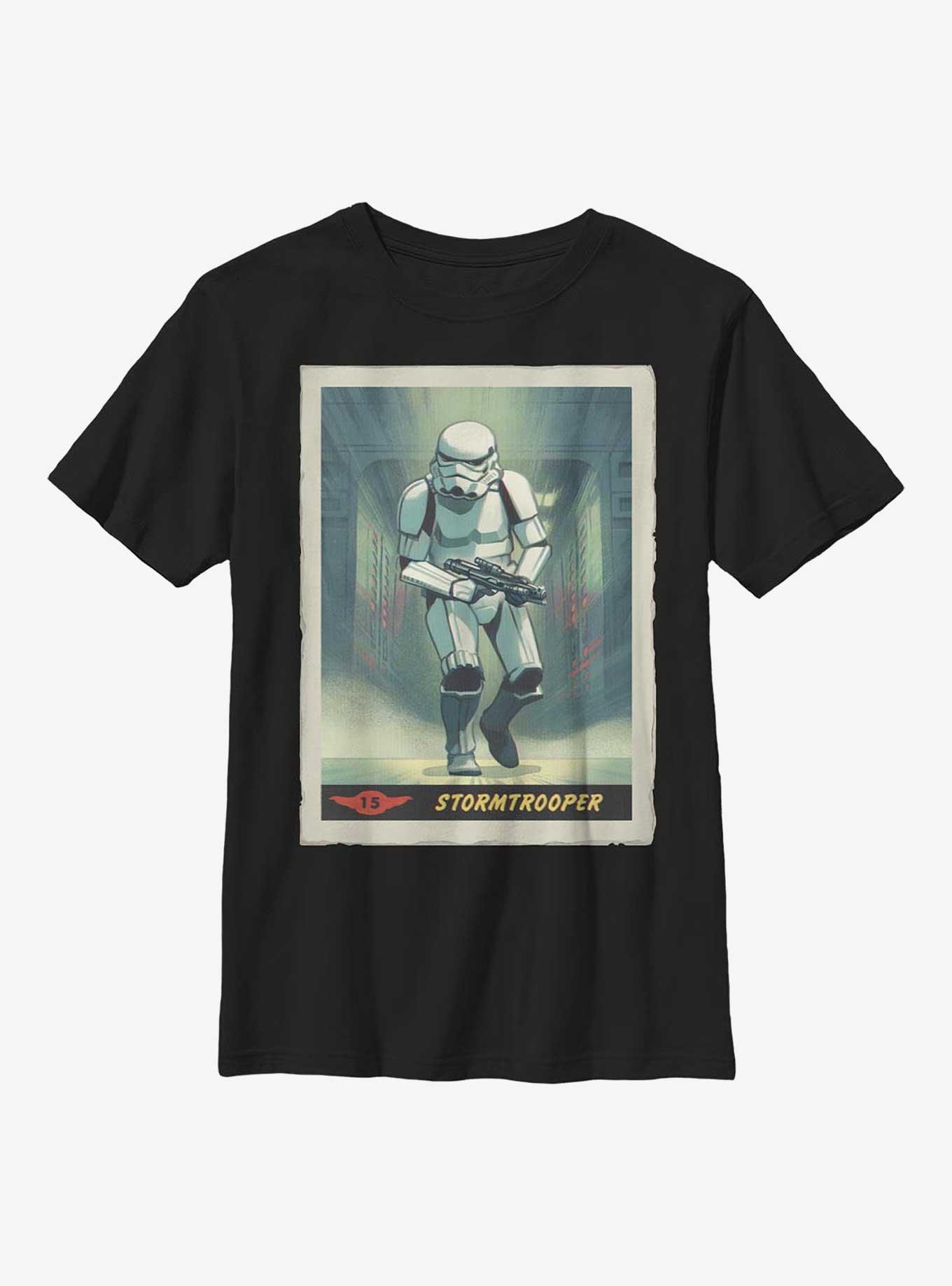 Star Wars The Mandalorian Stormtrooper Running Poster Youth T-Shirt, , hi-res