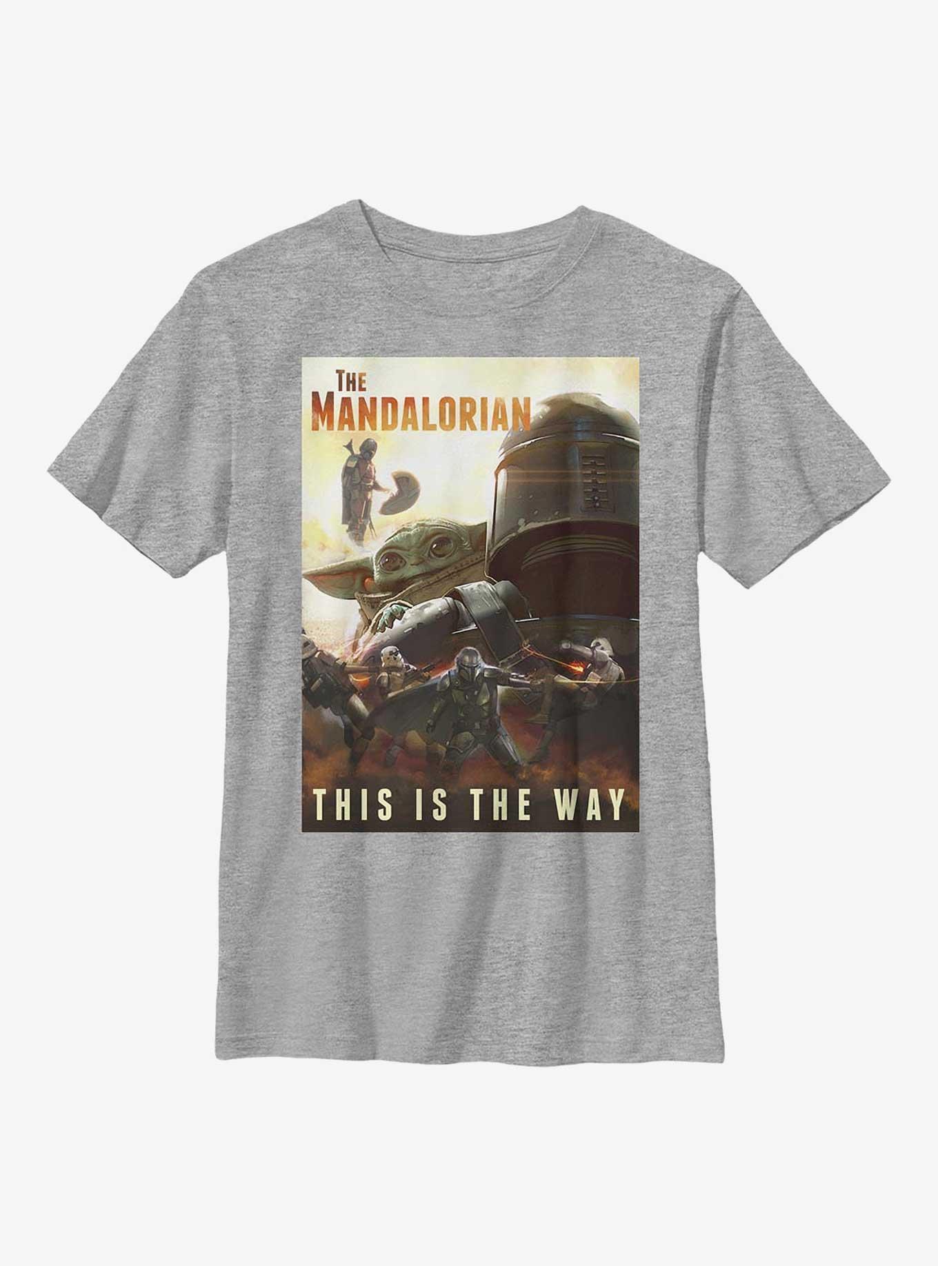 Star Wars The Mandalorian The Way Poster Youth T-Shirt, , hi-res