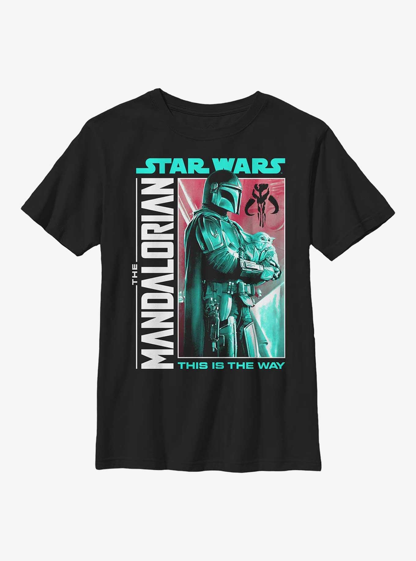 Star Wars The Mandalorian Legendary Bounty Youth T-Shirt, BLACK, hi-res