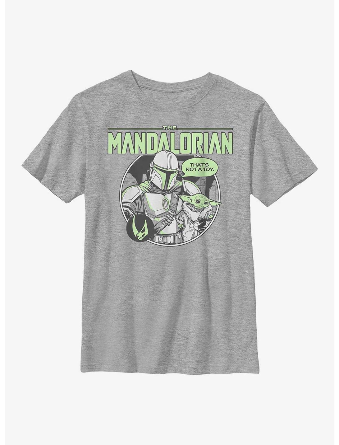 Star Wars The Mandalorian Mando Roundup Youth T-Shirt, ATH HTR, hi-res