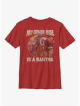 Star Wars The Mandalorian Other Ride Youth T-Shirt, RED, hi-res