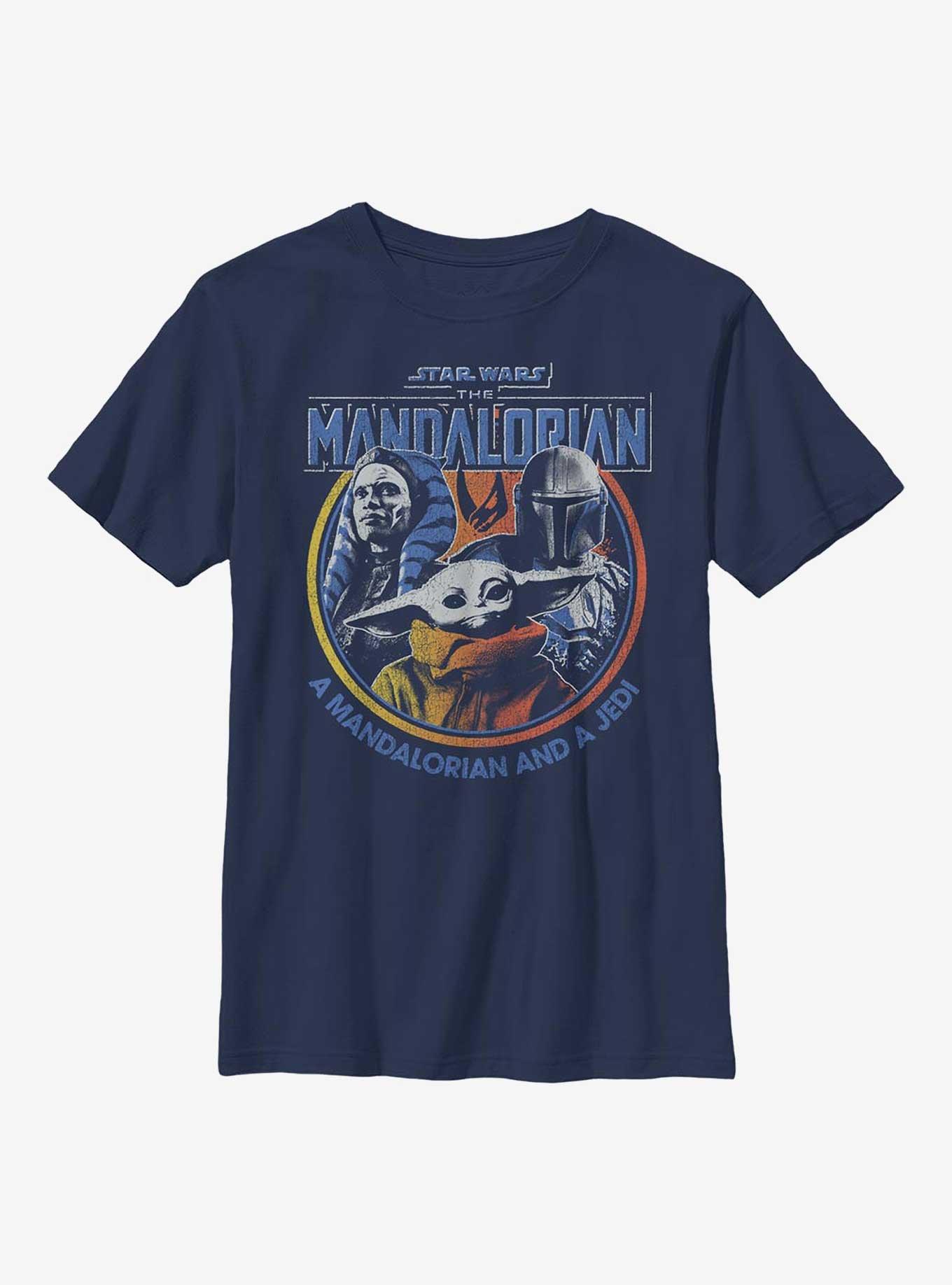 Star Wars The Mandalorian Retro Bright Youth T-Shirt, , hi-res